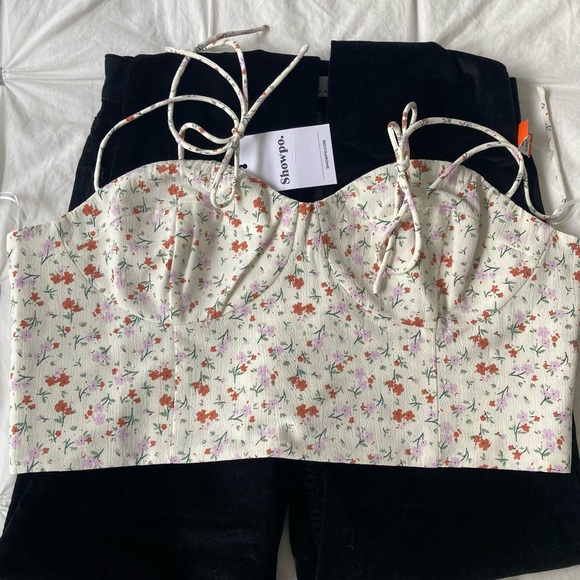 Showpo. Tops - Floral crop top